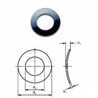 ARANDELA MUELLE DIN 137A MIKALOR 7,4MM