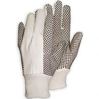 GUANTES ALGODON LUNARES PVC