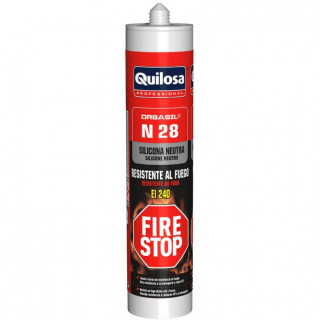 SILICONA NEUTRA RF-240 FIRE-STOP 300ml GRIS PERLA