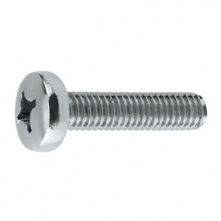 TORNILLO ROSCA METAL CABEZA ALOMADA DIN 7985 INOXIDABLE