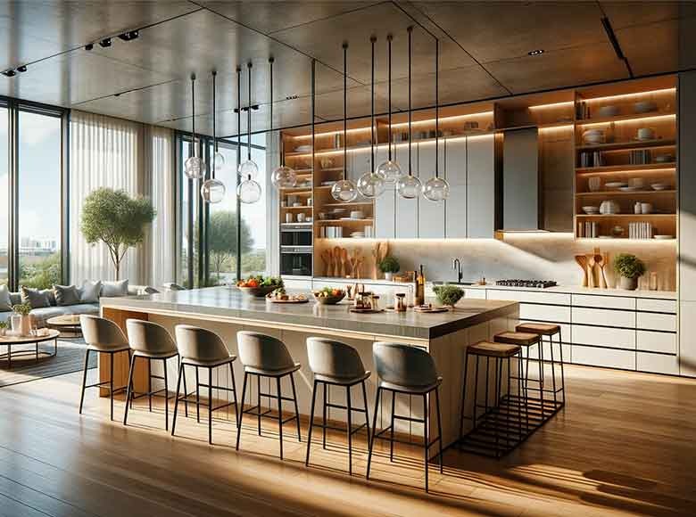 Innovación y Elegancia en el Diseño de Cocinas 2024: Tendencias en Herrajes y Sostenibilidad